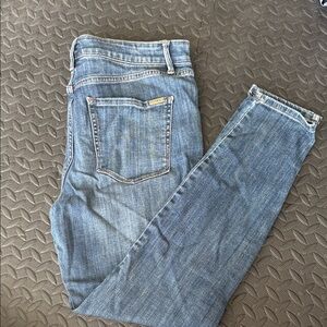 White House Black Market Women’s Skinny Jeans - Medium Blue Wash - Extra High Ri